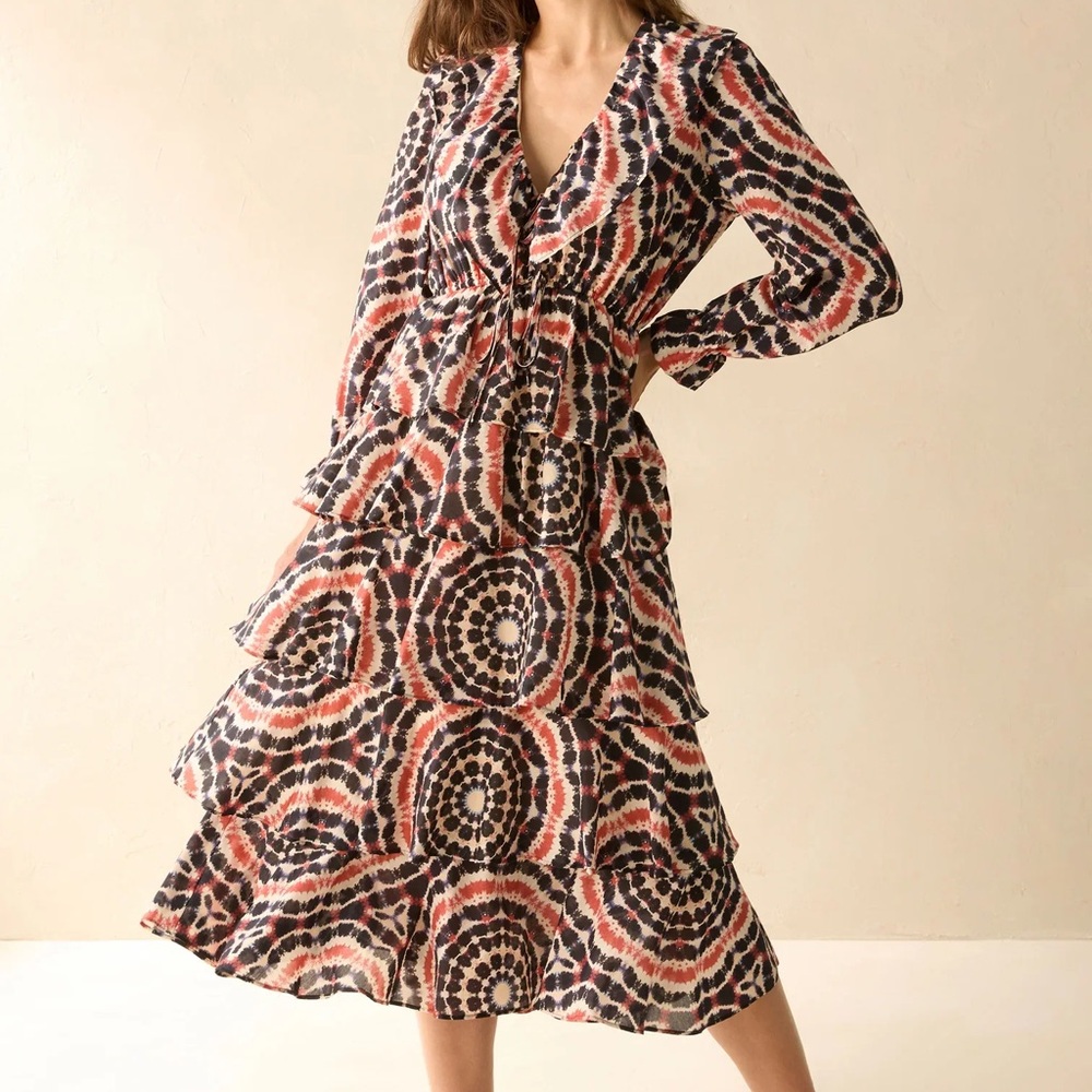 Marie Oliver Blythe Midi Dress, Mandala